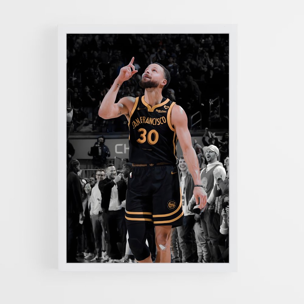 Poster Stephen de curry – affiche Basketball (vue 3)